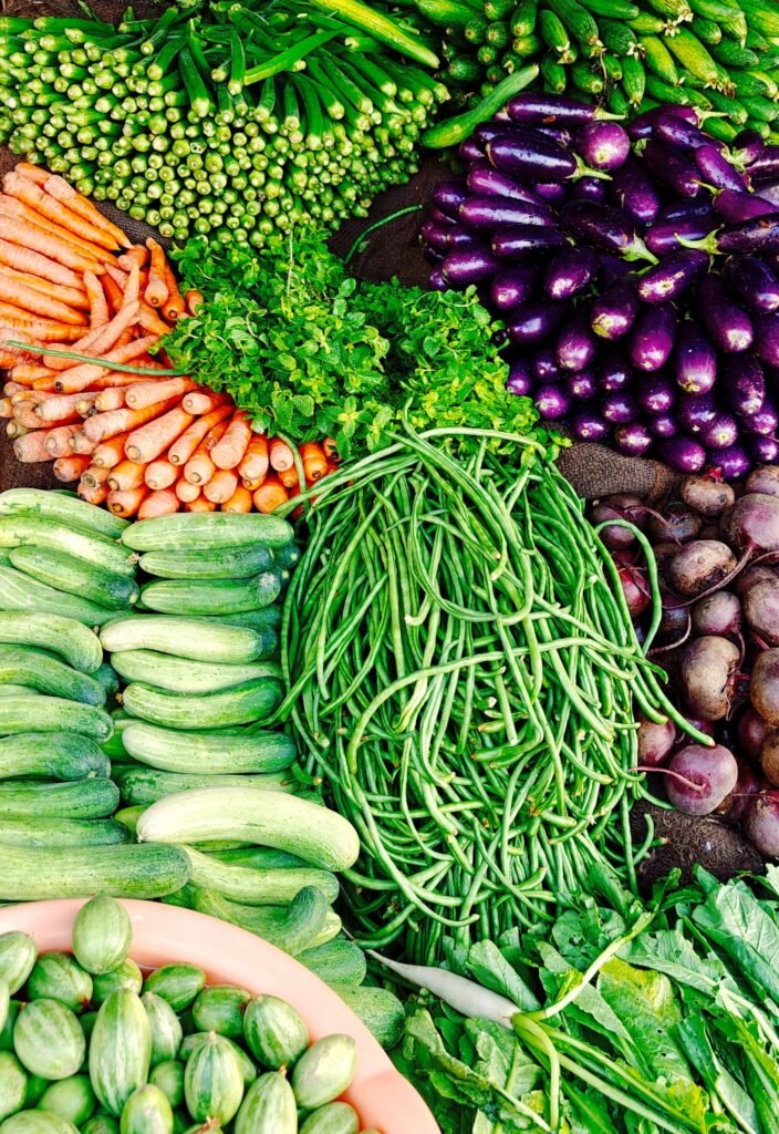 pexels photo 37526544 37526544 Vibrant assortment of fresh vegetables in a market, showcasing a diverse color palette and variety.